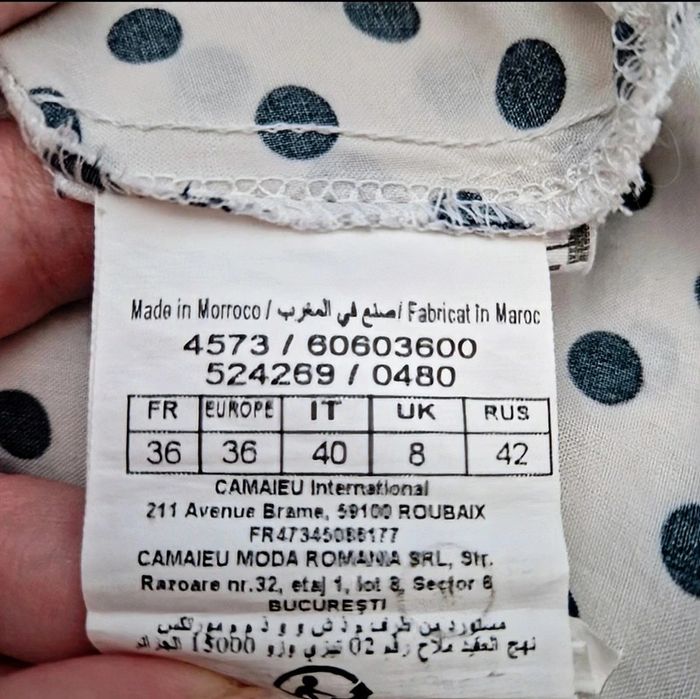 Blouse à pois. - photo numéro 4