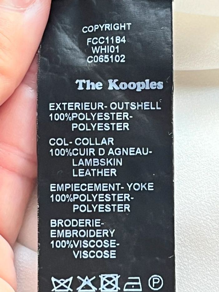 Blouse brodée The Kooples XL - photo numéro 7
