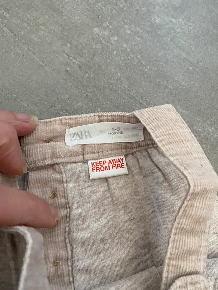Salopette beige Zara - photo numéro 3