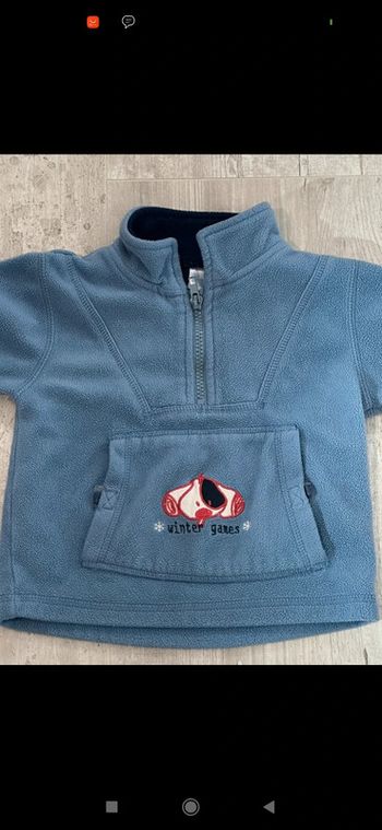 Pull polaire garçon
