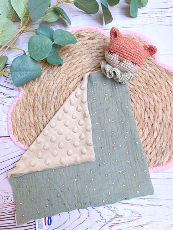 Doudou renard personnalisé