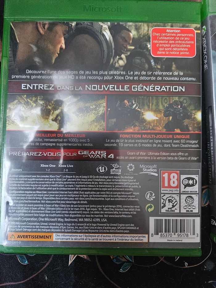 Lot 3 jeux Xbox one - photo numéro 3