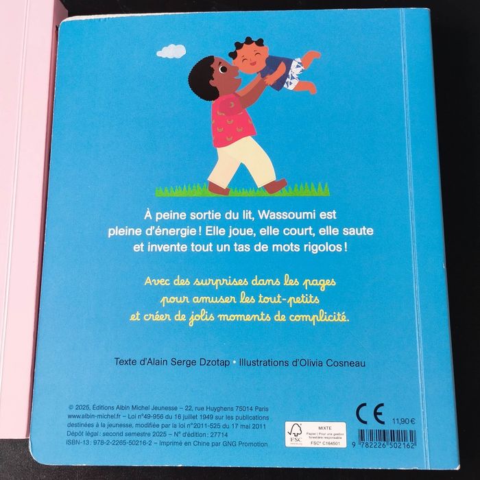 Lot 2 livres Wassoumi neuf Albin Michel Jeunesse - photo numéro 3