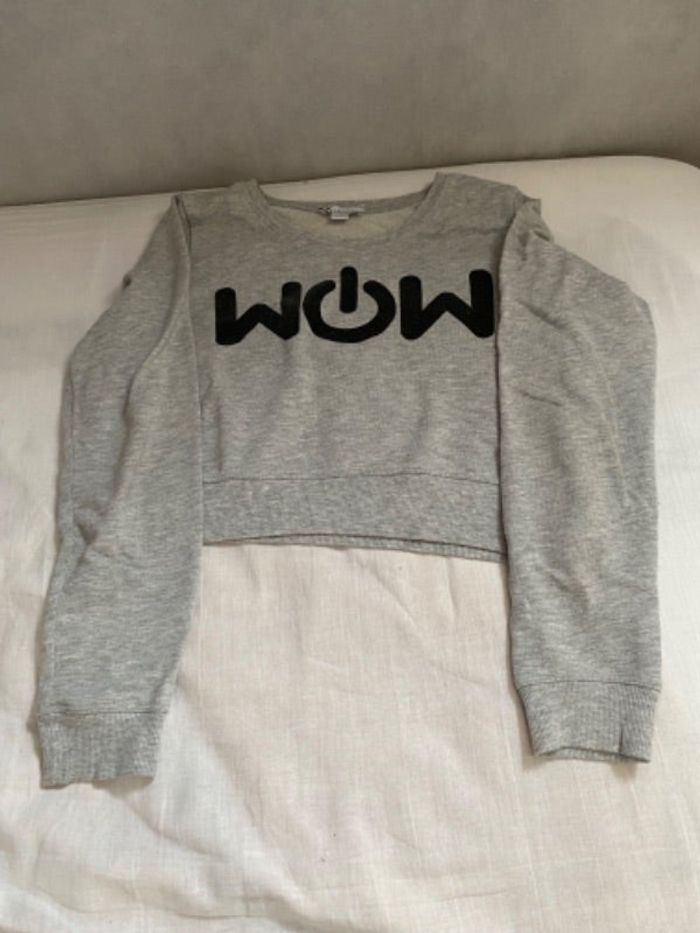 Sweat court manche longue