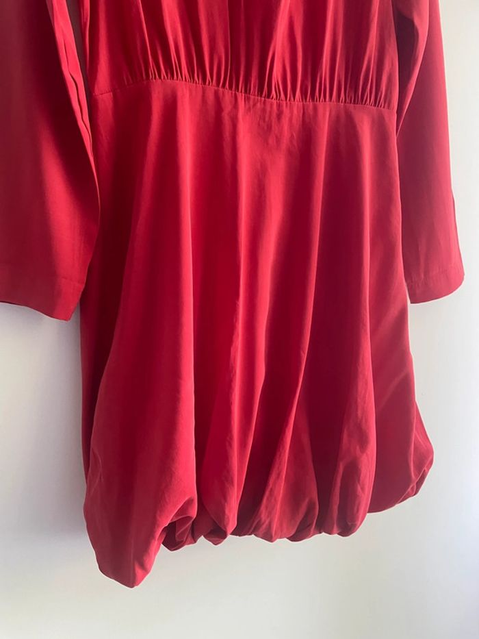 Robe rouge Cop Copine décolleté original - Taille 36/38 - photo numéro 5