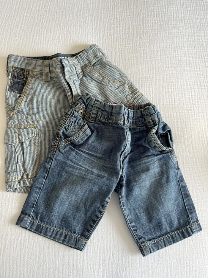 Lot de 2 shorts garçon Okaidi 3 ans
