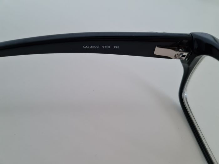 Lunettes de vue GUCCI noir brillante - photo numéro 2