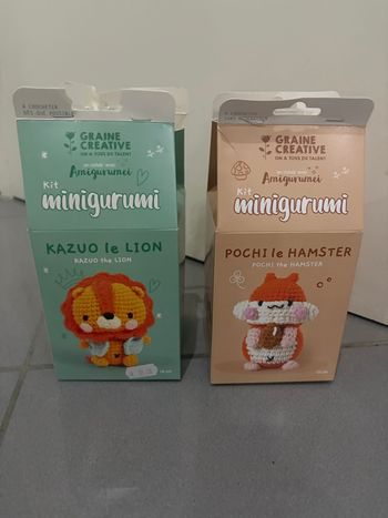 2 kits Minigurumi