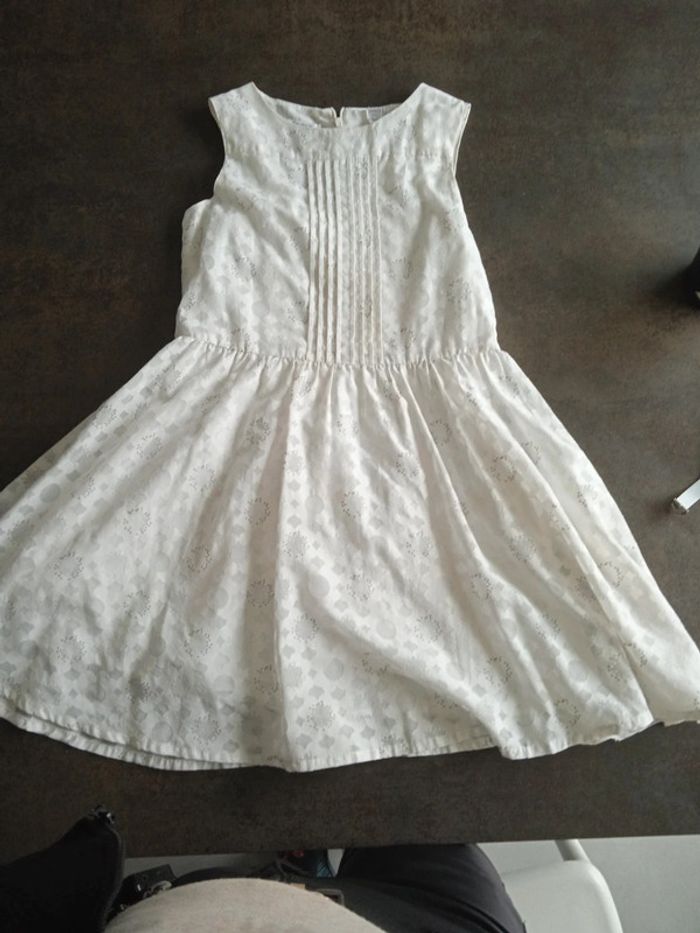 Robe Longue Okaïdi Manches Longues Fille 10 Ans - Bleu Marine