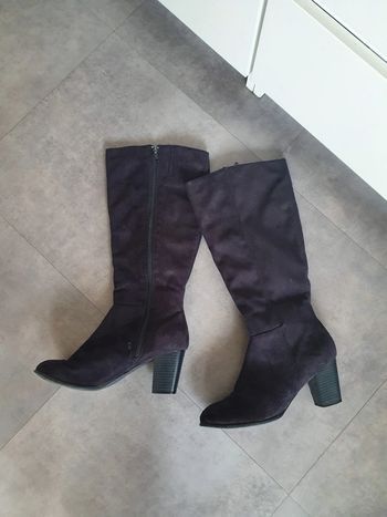 Botte noir haute pointure 38