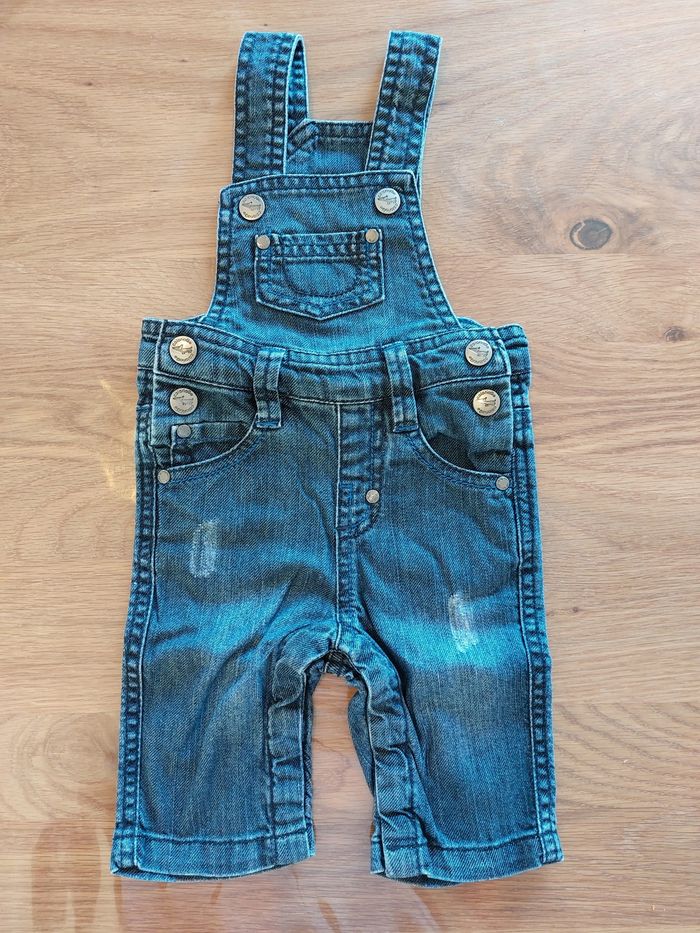 Ensemble salopette et t-shirt manches longues 3 mois - photo numéro 2