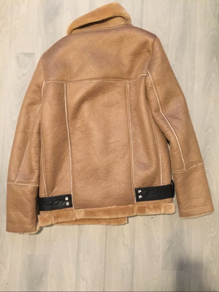 Manteau aviateur Camel taille M - photo numéro 2