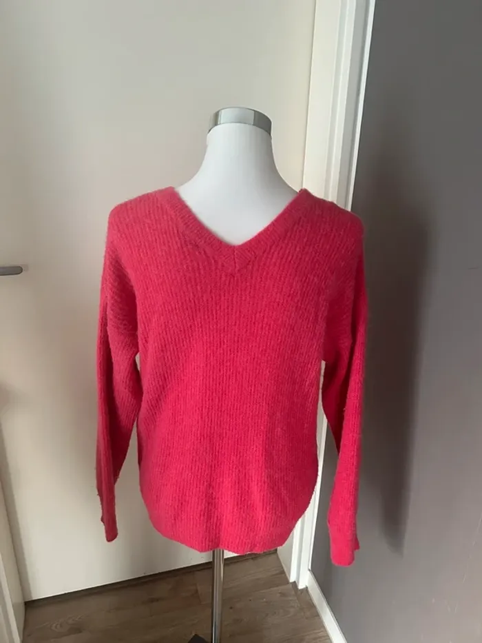 Morgan pull rose en laine, femme, taille M/38 - photo numéro 4
