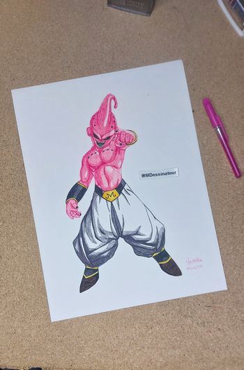 Dessin Buu ( Dragon ball Z) A4