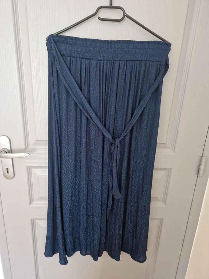 Jupe longue très légère bleu taille 42 Camaïeu - photo numéro 6