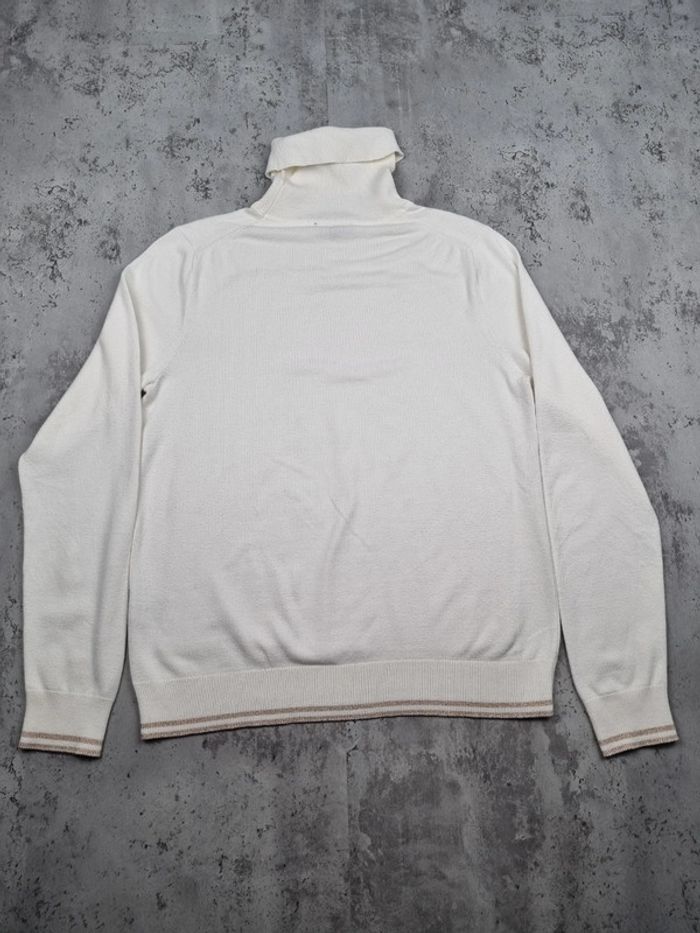 Pull col roulé Tommy Hilfiger blanc, L Femme - photo numéro 4
