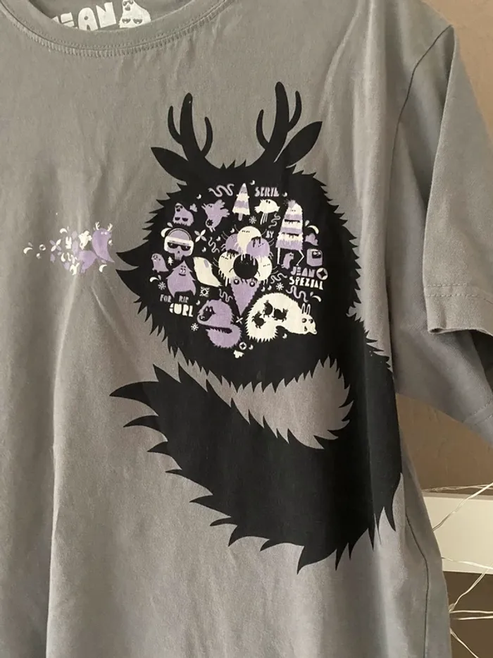 T shirt gris - photo numéro 2