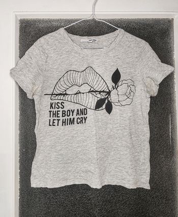 T-shirt gris à motif - Tally Weijl 