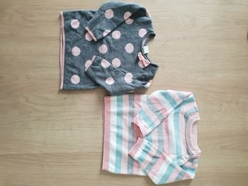 Lot de 2 pulls 6-9 mois