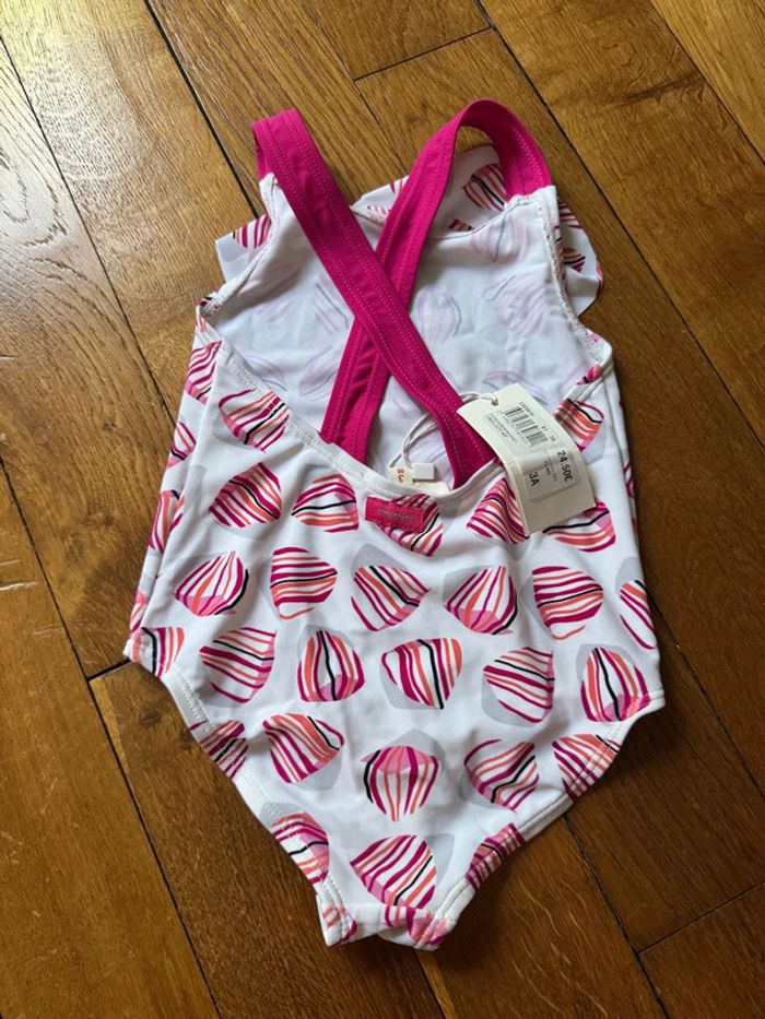 Maillot de bain fille catimini 3 ans neuf avec étiquette thème bonbon - photo numéro 2