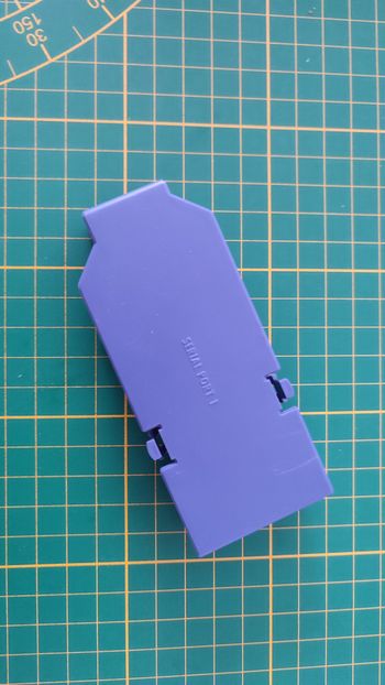 Cache serial port 1 ABS 2-1 pièce détachée console de jeux Nintendo Gamecube DOL-001 (EUR) #E37