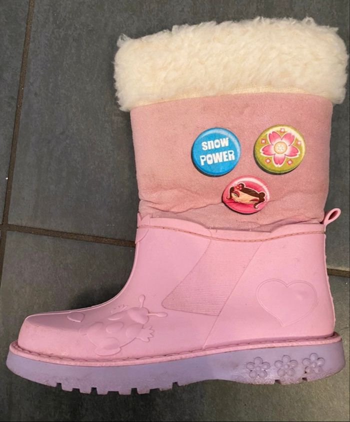botte de neige fille pointure 33 - photo numéro 2