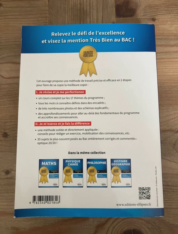 Spécialité SVT terminale Ellipses - photo numéro 2