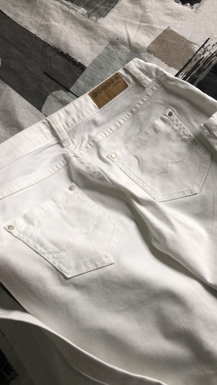 Jeans blanc taille 36 Bonobo jeans neuf sans étiquette - photo numéro 5