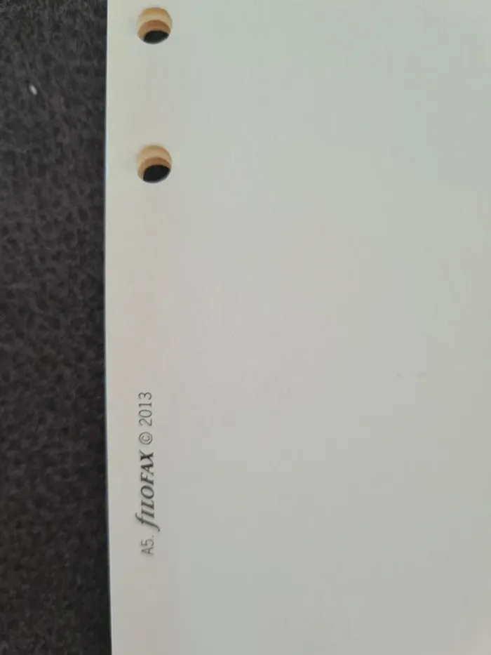 Intercalaires Filofax A5 - photo numéro 2