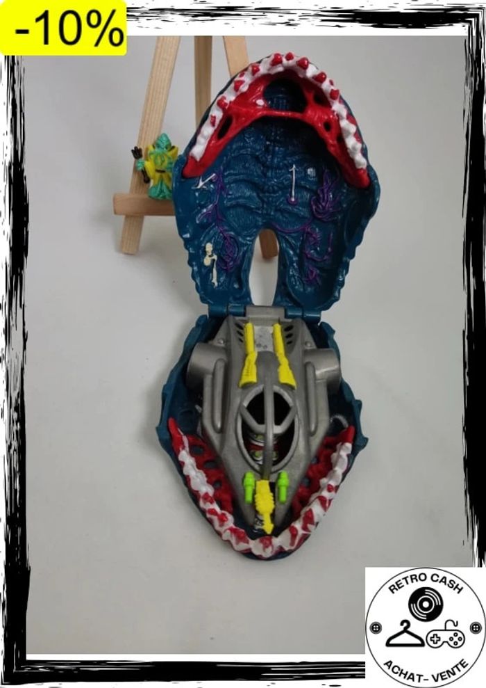 Mighty Max Caught by the Man Eater requin Shark Doom Zones jouets Bluebird 1993 vintage - photo numéro 5