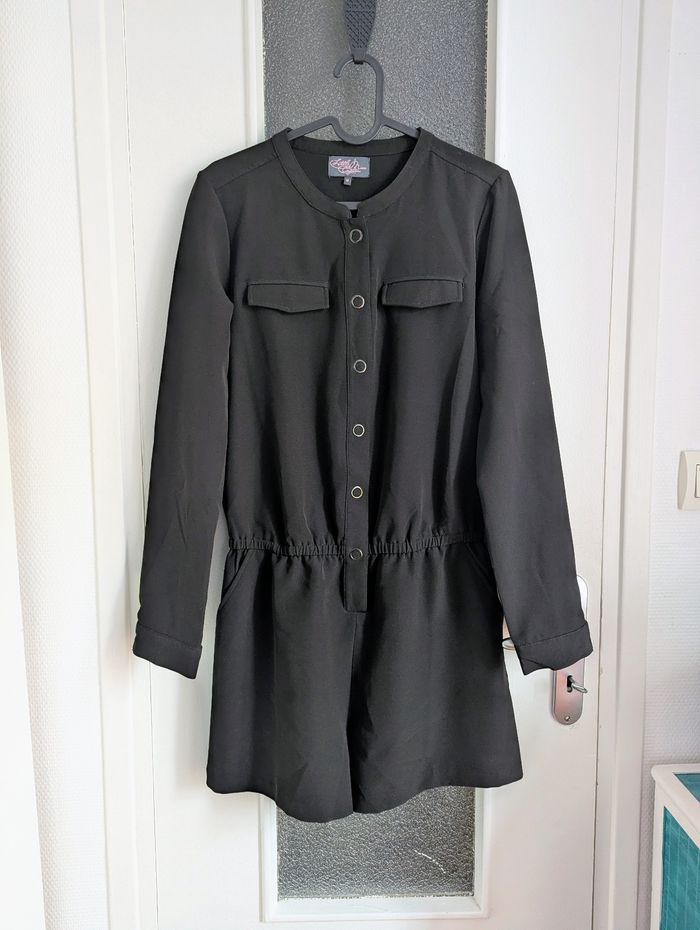 Combishort noire miss captain taille 38