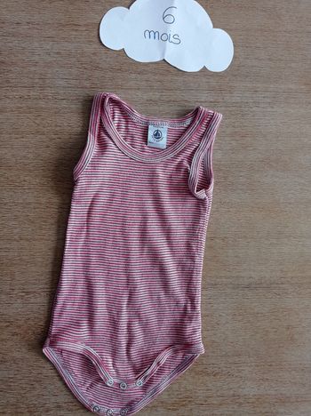 Body sans manches Petit Bateau