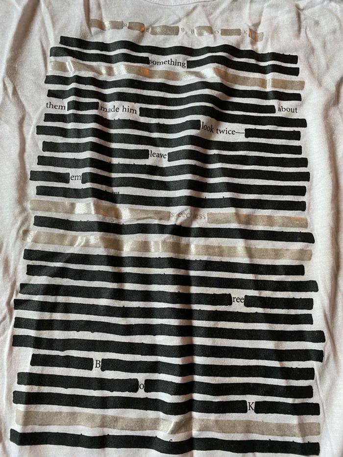 Débardeur sport reebok blanc noir argenté M - photo numéro 2