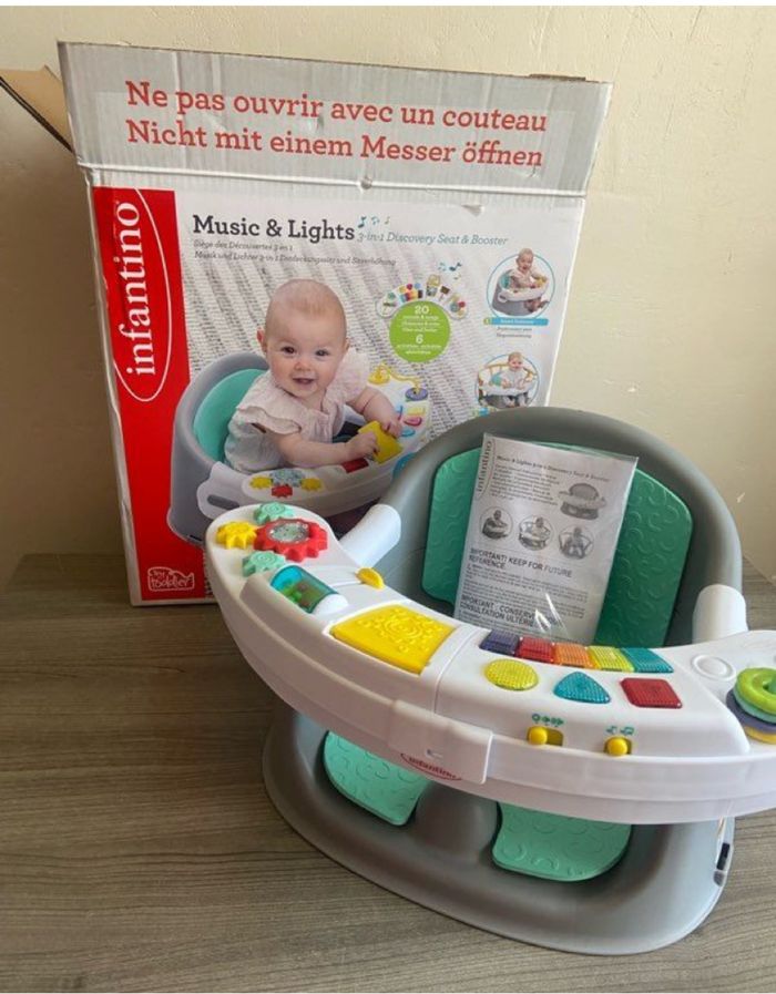 Siège bebe interactif 3 en 1