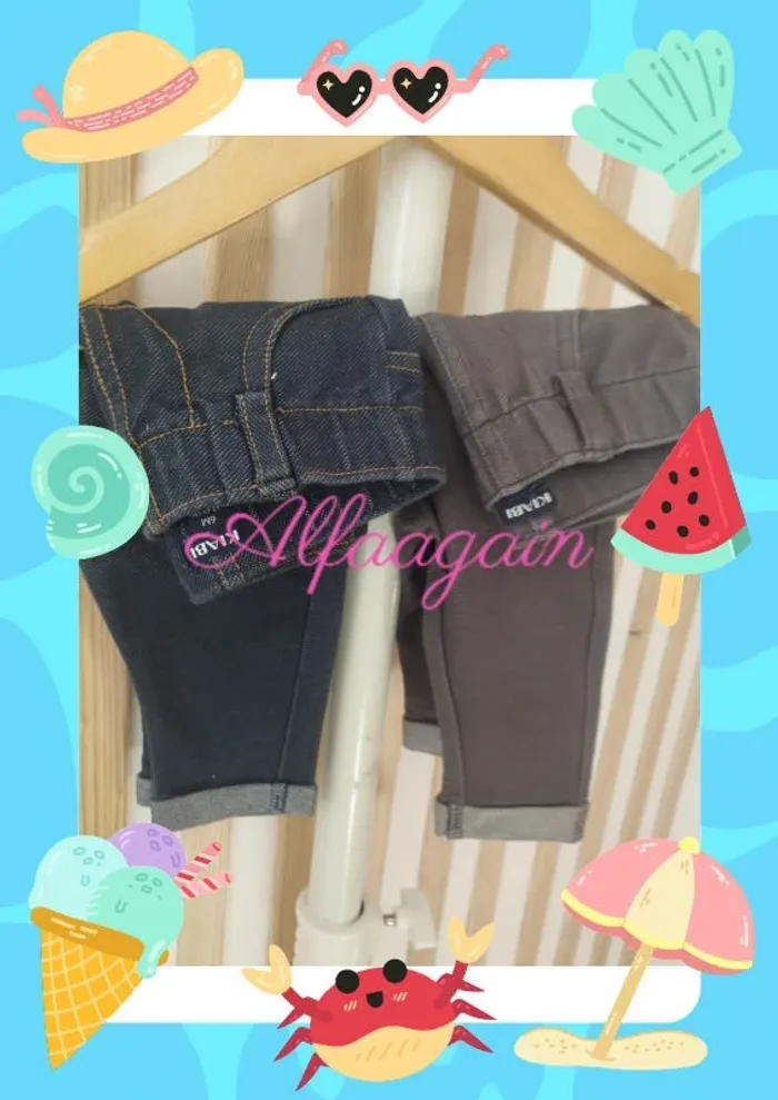 Lot legging jean neufs 6mois - photo numéro 2