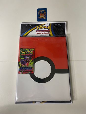 Carte Pokemon Portfolio avec booster ME02 neuf scellé 