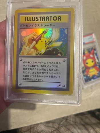 Pikachu promo japonaise 1998 illustrator holo