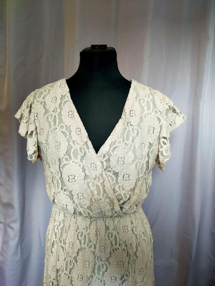 Robe en dentelle écrue – Les Follies – Made in Italy – Neuve avec étiquette - photo numéro 2