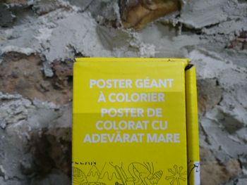 Poster géant à colorier