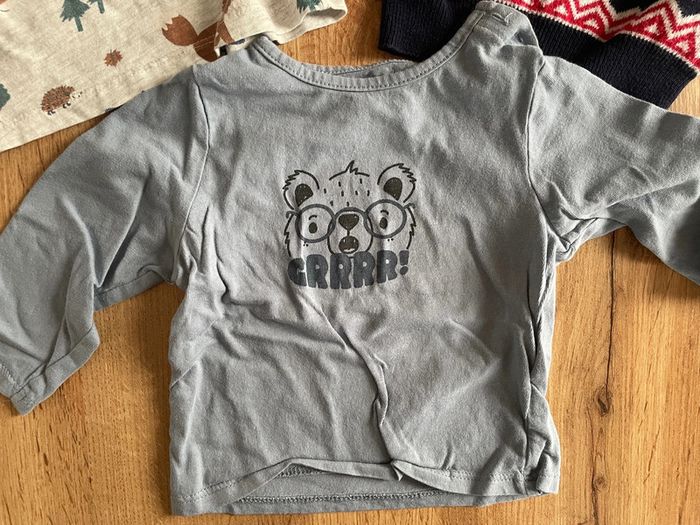 2 tee shirt 1 pull 12 mois - photo numéro 2