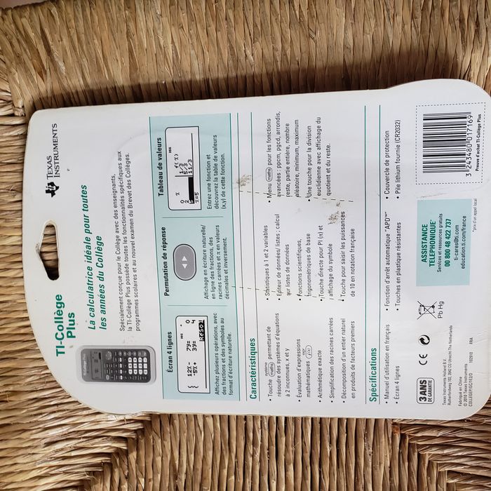 Calculatrice Texas T I-Collège Plus - photo numéro 2