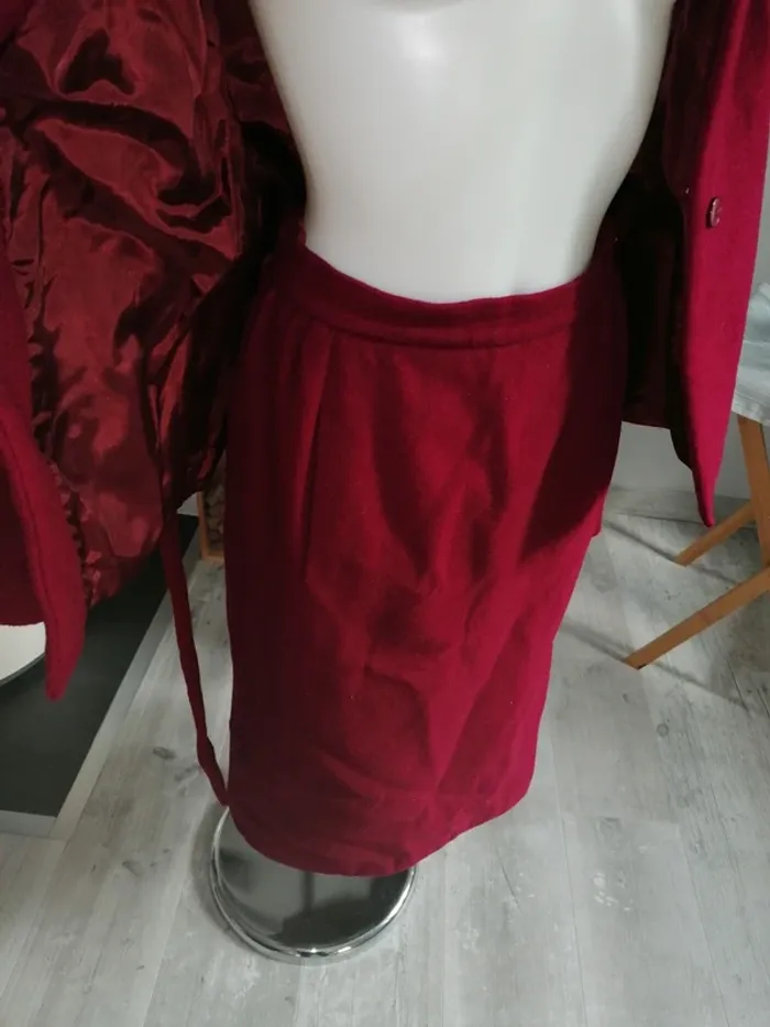 Ensemble vintage veste + jupe Alain kha 40 - photo numéro 3