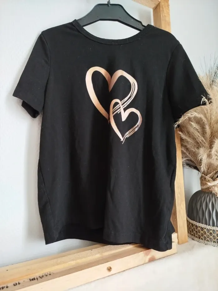 T-shirt Shein 6 ans noir