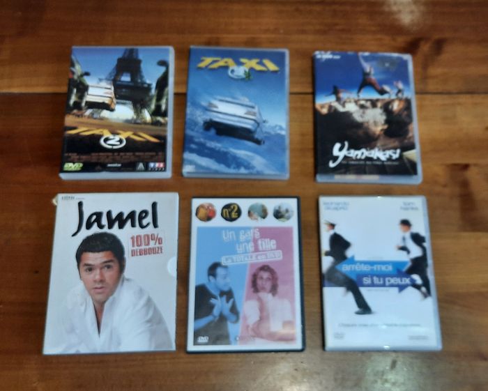 Lot de 6 DVD, bon état