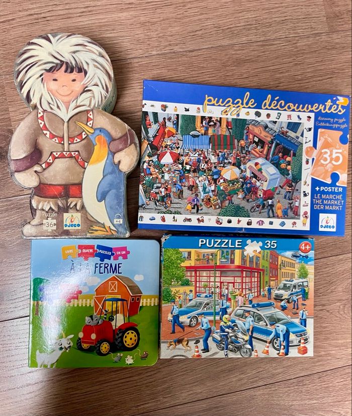 Lot puzzle 3-4 ans - photo numéro 2
