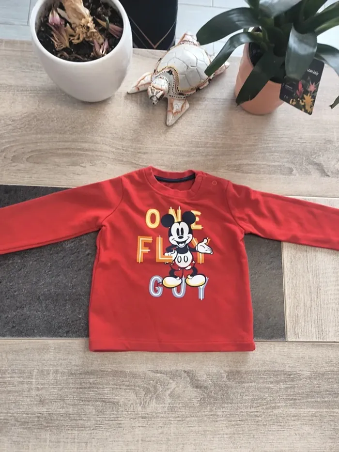 Sweat léger garçon 12 mois 80cm Disney Mickey - photo numéro 2