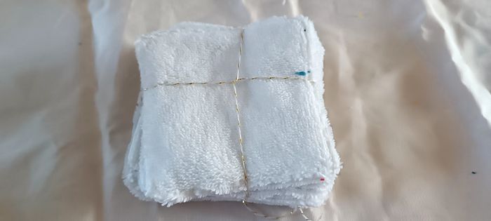 Lot de 10 lingettes lavables - photo numéro 2