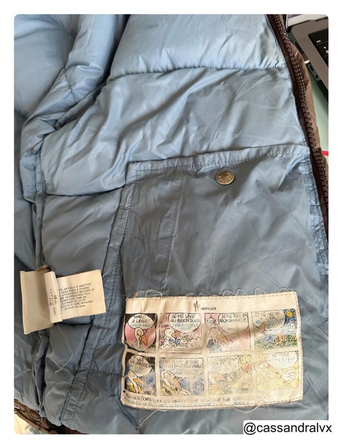 Doudoune Moncler marron - photo numéro 10