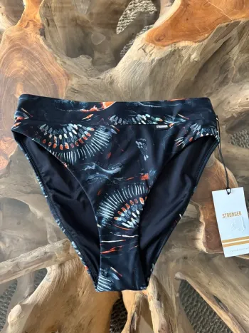 Bas de maillot de bain Stronger femme noir motifs