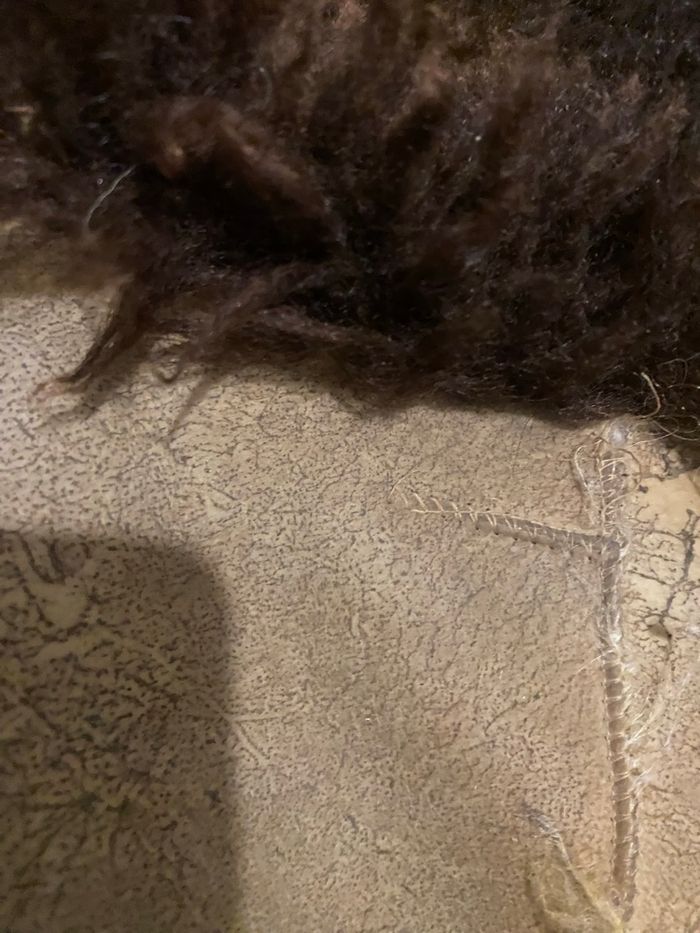 Veste vintage 70 afghan poil de mouton 34 - photo numéro 3